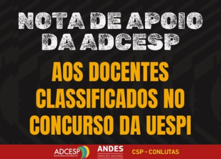 Nota de solidariedade